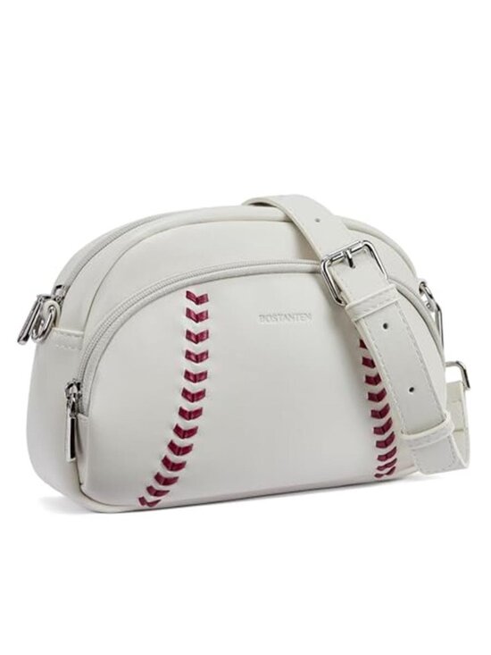 Handbags - Baseball Crossbody Purses for Sport Mom Small Shoulder Bag Vegan Leather Women